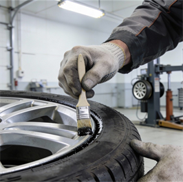 Герметизация борта шины, R12-15 8324