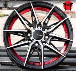R 16 4*100/114.3 ET40 D73.1 Shogun RF-X BMF RED 7.0 9014