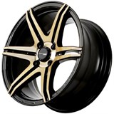 R 15 4*100 ET32 D73.1 Sakura Wheels 3928 BL GOLD 7.0 8414 - фото 7867