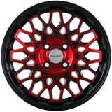 R 15 4*100 ET35 D67.1 Sakura Wheels YA9661 BL RED 6.0 8444