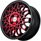 R 15 4*100 ET35 D67.1 Sakura Wheels YA9661 BL RED 6.0 8444