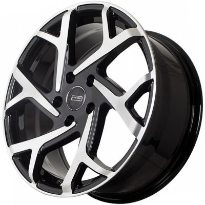 R 16 4*100 ET35 D73.1 FF REW006 Black Machined Face 7.0 7262 - фото 6326