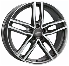 R 16 4*100 ET45 D63.3 Alutec Ikenu Graphit Frontpolished 6.5 5171