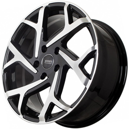 R 16 4*100 ET35 D73.1 FF REW006 Black Machined Face 7.0 7262